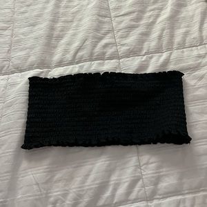 Reformation Tide Smocked Bandeau Small